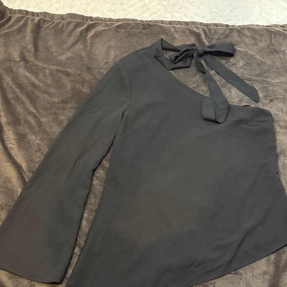 Dance & Marvel Slate Asymmetrical Bodysuit - Picture 1 of 8